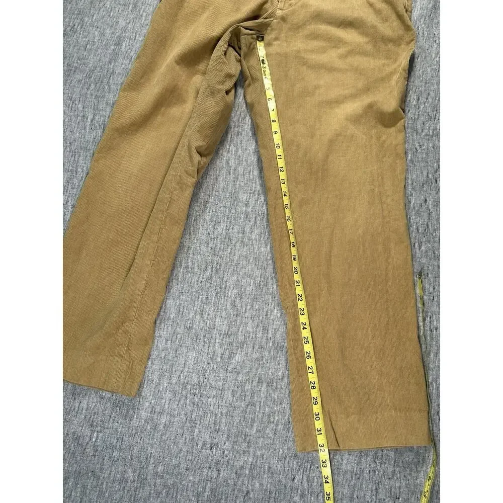 Bills Khakis M2 Corduroy Pants Mens 38x32 Relaxed Fit Tan Made in USA